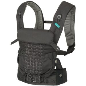 Infantino Upscale Customizable Baby Carrier black ergonomic 4-position carrier