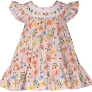 Bonnie Jean Flutter Sleeve Spring Dress