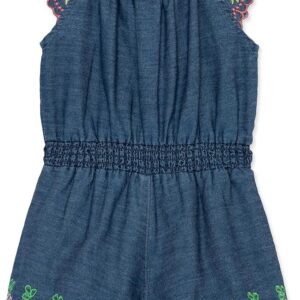 baby girl woven romper 12 months