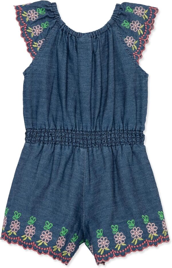 Little Me Clothes Woven Romper
