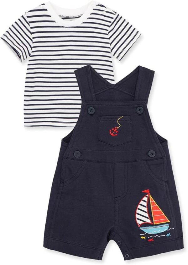 Little Me Baby Boy Shortall Set