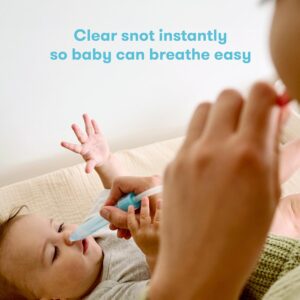 Frida Baby NoseFrida Snotsucker with 20 Disposable Filters – Nasal Aspirator for Infants