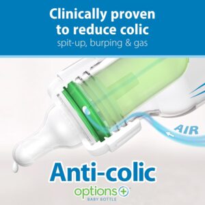 Dr Browns Natural Flow Anti Colic Glass Baby Bottles 4-Pack BPA Free Made in USA