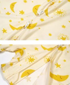 Teach Leanbh Bamboo Viscose Romper Set – Short Sleeve, 2‑Way Zipper Sleep and Play