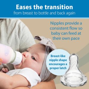 Dr Browns Natural Flow Anti Colic Glass Baby Bottles 4-Pack BPA Free Made in USA