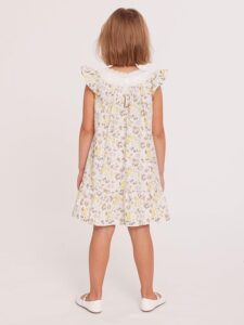 Bonnie Jean Girls Floral Smocked Dress - Image 7