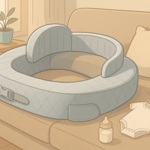 The Momcozy Nursing Pillow offers ergonomic, hands-free support for better breastfeeding comfort. A must-have for every new mom.