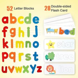 Wooden Alphabet Cards