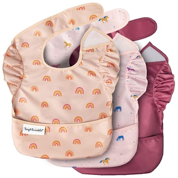 Tiny Twinkle Mess Proof Bibs